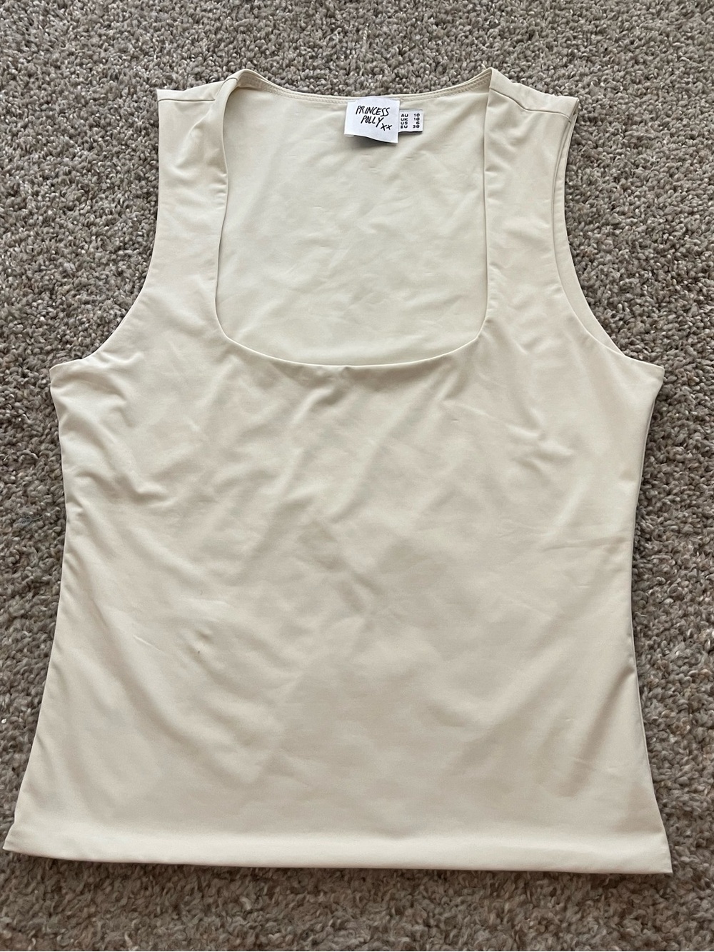 princess polly baby yellow tank top